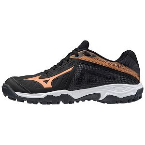 Tenis Para Hockey Mizuno Wave Lynx Mujer Negros/Blancos/Dorados | Mexico-379180